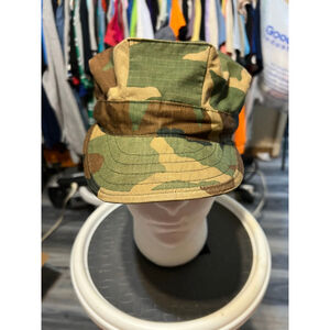 Men's Unbranded Green Brown Camo Military Style Cap One Size